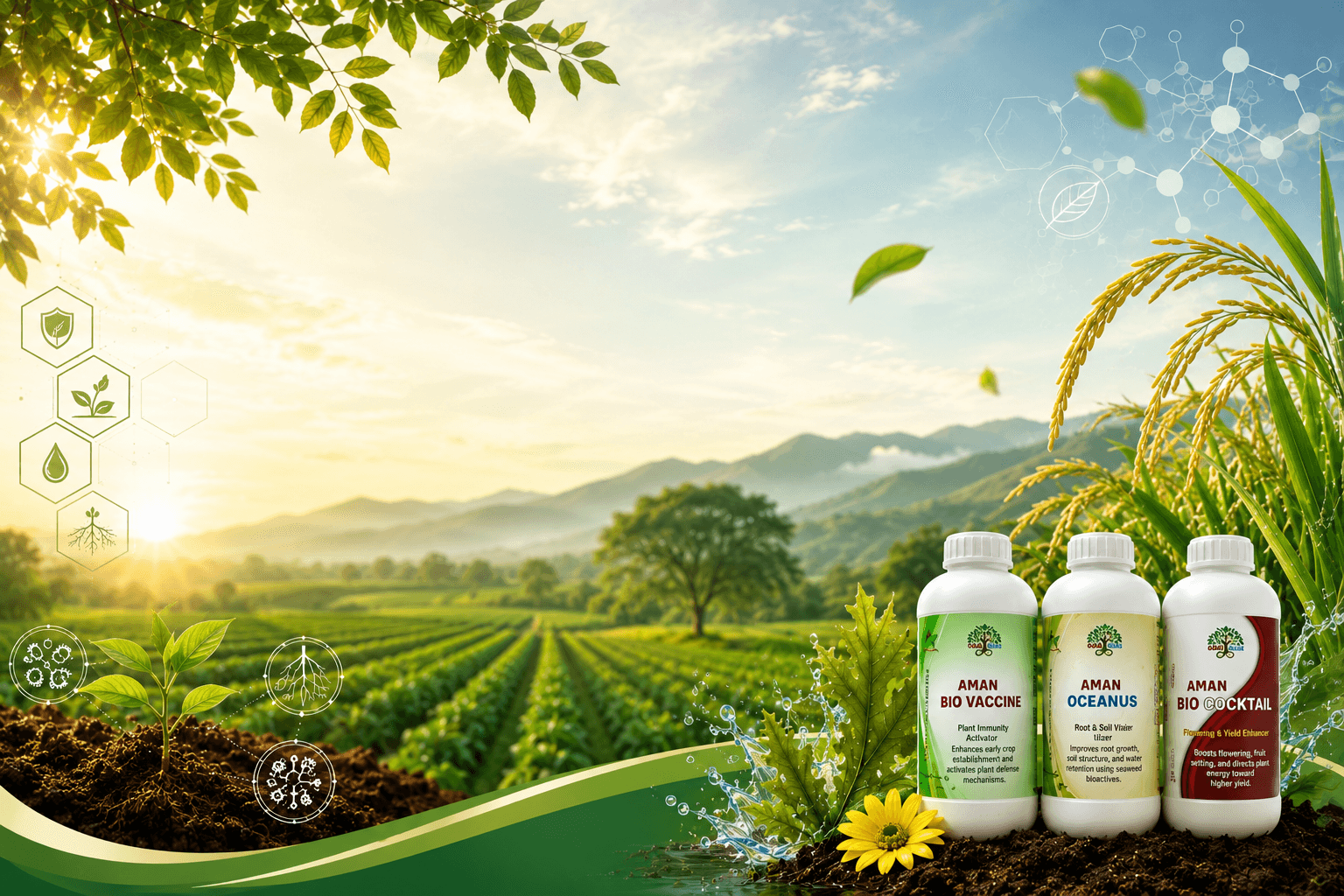 Systemic farming in the field — defense priming and harvest